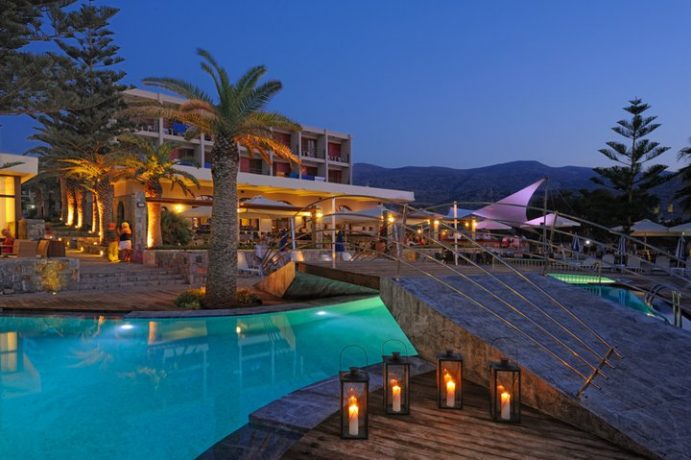 Malia Bay Beach Hotel & Bungalows, Crete, Greece - Hotelandtennis.com