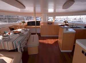 ionian islands yachting and tennis Salina 48 interior-750x550
